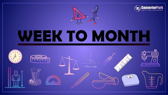 convert week-to-month